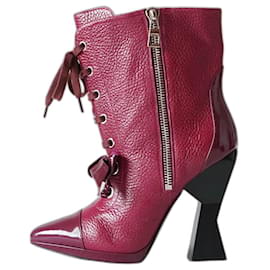 Loewe Spring 2017 BOOTS Dark red