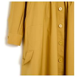 Fendi-Karl Lagerfeld 2019 Saffron dress FR40-Jaune