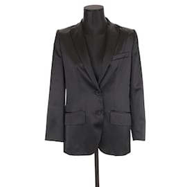 DMN Seidenblazer Schwarz