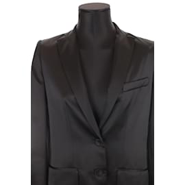 DMN-Blazer di seta-Nero