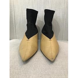 Céline-CELINE  Ankle boots T.eu 41 leather-Beige