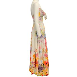 Autre Marque-Camilla Sunlight Symphony Tie Front Maxi Dress-Multiple colors