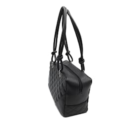 Chanel-Black Chanel Cambon Ligne Shoulder Bag-Noir