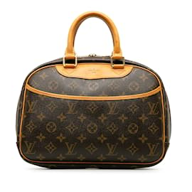 Louis Vuitton-Brown Louis Vuitton Monogram Trouville Handbag-Brown