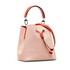 Louis Vuitton-Pink Louis Vuitton Epi Neonoe BB Bucket Bag-Pink