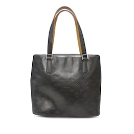 Louis Vuitton-Gray Louis Vuitton Monogram Mat Stockton Tote Bag-Other