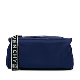 Givenchy-Blue Givenchy Mini Nylon Pandora Crossbody Bag-Blue