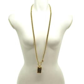 Chanel-Gold Chanel 31 Rue Cambon Pendant Necklace-Golden