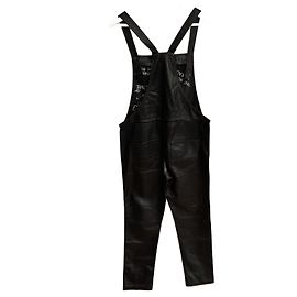 Each x other leather jumpsuit Black