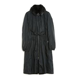 Prada-Prada Re-Nylon Coat FR40 Coat Black-Black