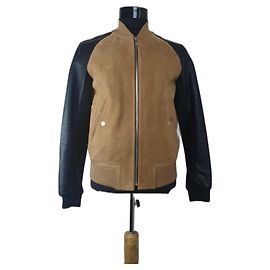 Veste en cuir Sandro Multicolore