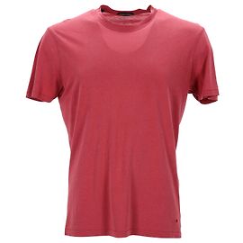 Camiseta Tom Ford con cuello redondo en Lyocell rojo Roja