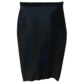 Jupe Crayon Lanvin en Polyamide Bleu Marine Bleu Bleu Marine