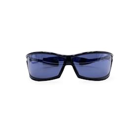 Louis Vuitton-Copa LV Azul M80715 Gafas de sol deportivas con escudo 78/10-Negro