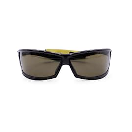 Louis Vuitton-Taça LV Castanho M80659 Óculos de sol esportivos Shield 78/10-Marrom