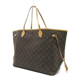 Louis Vuitton-Bolso tote de lona Louis Vuitton Monogram Neverfull GM M40157 En muy buenas condiciones-Castaño