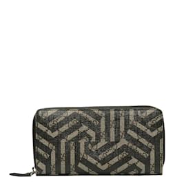 Gucci-Carteira GG Supreme Kaleido Zip Around 411766-Preto