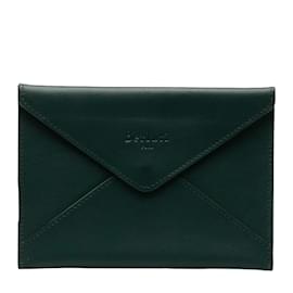& Other Stories-Other Berluti Leather Envelope Clutch Leather Clutch Bag in Good condition-Green