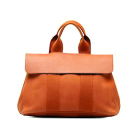 Hermès-Toile Valparaiso PM-Orange