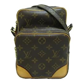 Louis Vuitton-Bolsa Louis Vuitton Monograma Amazon Canvas Crossbody M45236 Em uma boa condição-Marrom