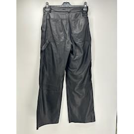 Autre Marque-COMUNE TEMPO LIBERO Pantalone T.fr 36 Leather-Nero