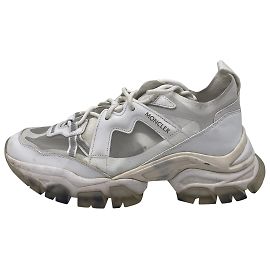 Baskets Moncler T.EU 39 Tissu Blanc