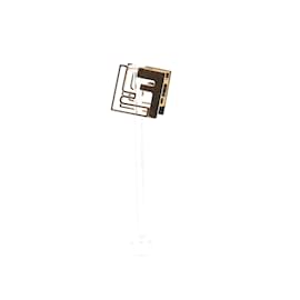 Fendi-FENDI  Earrings T.  gold plated-Golden