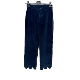 Autre Marque-LA VESTE  Trousers T.International S Cotton-Blue