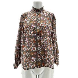 Top Antik Batik T.International M Cotone Multicolore