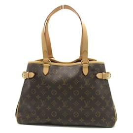 Louis Vuitton-Louis Vuitton Monogram Batignolles Bolso horizontal Bolso tote de lona M51154 En muy buenas condiciones-Castaño