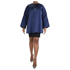 Balenciaga-Blauer Mantel mit weiten Ärmeln – Größe UK 12-Blau