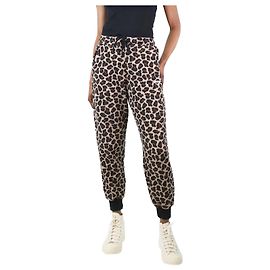 Msgm Jogger imprimé léopard marron - taille M Autre