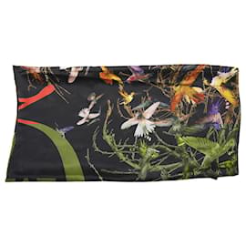 Alexander Mcqueen-Alexander McQueen Multi bird patterned scarf - size-Multiple colors
