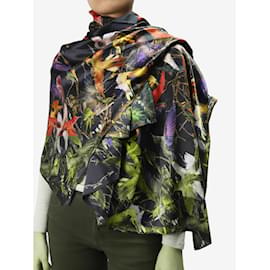 Alexander Mcqueen-Alexander McQueen Multi bird patterned scarf - size-Multiple colors