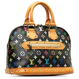 Louis Vuitton-Louis Vuitton Monogram nero Multicolore Alma PM-Nero