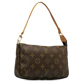 Louis Vuitton-Louis Vuitton Brown Monogramm Pochette Zubehör-Braun