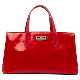 Louis Vuitton-Louis Vuitton Red Monogram Vernis Wilshire PM-Red