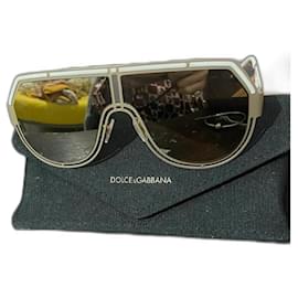 Dolce & Gabbana-Oculos escuros-Bege