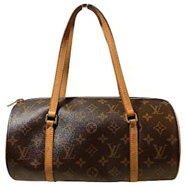 Louis Vuitton-Louis Vuitton Monogram Papillon 30 Canvas Handbag M51385 in Good condition-Brown