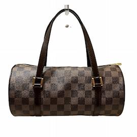 Louis Vuitton-Louis Vuitton Damier Ebene Papillon 26 Canvas Handbag M51386 in Excellent condition-Brown