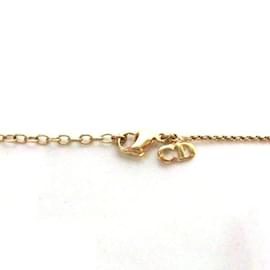 Dior-CD Pendant Necklace-Golden