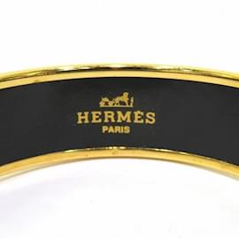 Hermès-enamel bangle-Golden