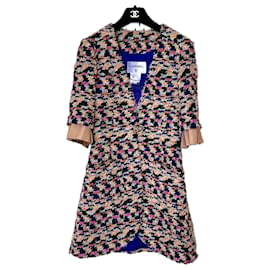 Chanel-8K$ Paris / Jaqueta Dubai Lesage Tweed-Multicor