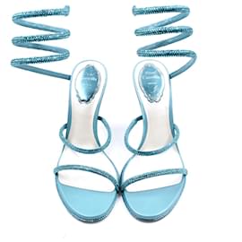 Rene Caovilla-Sandals-Turquoise