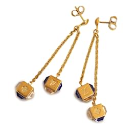 Louis Vuitton-Louis Vuitton earrings-Golden