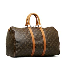 Louis Vuitton-LOUIS VUITTON Travel bags-Brown