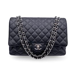 Chanel-Chanel shoulder bag Timeless/classique-Noir