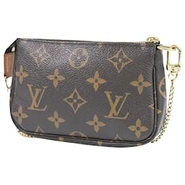 Louis Vuitton-Louis Vuitton Mini Pochette Accessoires-Marrom