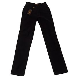 Fendi AMOR Hose mit hoher Taille blau aus Baumwolle Blau