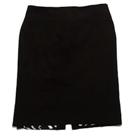 Versace Jeans Couture-Straight skirt-Black